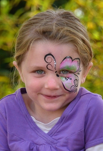 Butterfly face