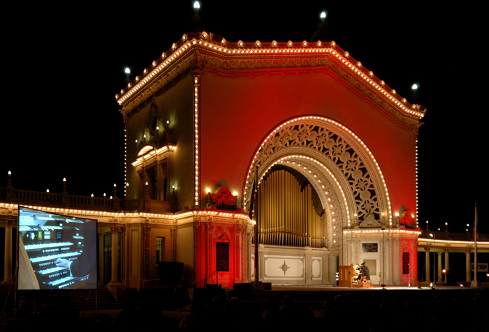 Pavilion red facade