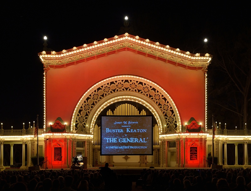 Pavilion with Movie Title